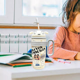 Maxbell Children Insulated Bottle with Carry Handle with Tea Infuser for Home White