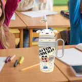 Maxbell Children Insulated Bottle with Carry Handle with Tea Infuser for Home White