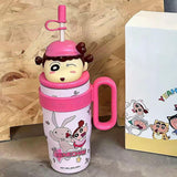 Maxbell Children Insulated Bottle with Carry Handle with Tea Infuser for Home Pink