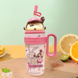 Maxbell Children Insulated Bottle with Carry Handle with Tea Infuser for Home Pink