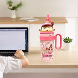 Maxbell Children Insulated Bottle with Carry Handle with Tea Infuser for Home Pink
