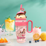 Maxbell Children Insulated Bottle with Carry Handle with Tea Infuser for Home Pink