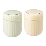 Maxbell Desktop Small Trash Can Modern Wastebasket Dispenser for Dorm Office Bedroom Green