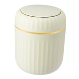 Maxbell Desktop Small Trash Can Modern Wastebasket Dispenser for Dorm Office Bedroom Green