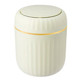 Maxbell Desktop Small Trash Can Modern Wastebasket Dispenser for Dorm Office Bedroom Green