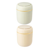 Maxbell Desktop Small Trash Can Modern Wastebasket Dispenser for Dorm Office Bedroom Green