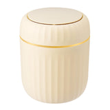 Maxbell Desktop Small Trash Can Modern Wastebasket Dispenser for Dorm Office Bedroom Yellow
