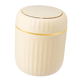 Maxbell Desktop Small Trash Can Modern Wastebasket Dispenser for Dorm Office Bedroom Yellow