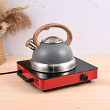 Maxbell Whistling Kettle Anti Scald Cookware Stainless Steel for Outdoor Fishing BBQ Gray