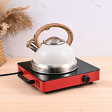 Maxbell Whistling Kettle Anti Scald Cookware Stainless Steel for Outdoor Fishing BBQ White