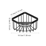 Maxbell Sink Sponge Holder Dish Cloth Hanger Portable Drain Rack Versatile Organizer Black
