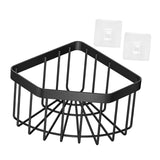 Maxbell Sink Sponge Holder Dish Cloth Hanger Portable Drain Rack Versatile Organizer Black