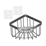 Maxbell Sink Sponge Holder Dish Cloth Hanger Portable Drain Rack Versatile Organizer Grey