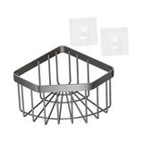 Maxbell Sink Sponge Holder Dish Cloth Hanger Portable Drain Rack Versatile Organizer Grey