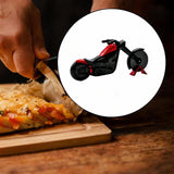 Maxbell Motorcycle Pizza Cutter Sturdy Easy Clean Antirust for Party Bakery Pancakes