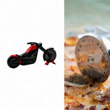 Maxbell Motorcycle Pizza Cutter Sturdy Easy Clean Antirust for Party Bakery Pancakes