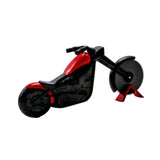 Maxbell Motorcycle Pizza Cutter Sturdy Easy Clean Antirust for Party Bakery Pancakes