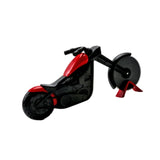Maxbell Motorcycle Pizza Cutter Sturdy Easy Clean Antirust for Party Bakery Pancakes