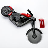 Maxbell Motorcycle Pizza Cutter Sturdy Easy Clean Antirust for Party Bakery Pancakes