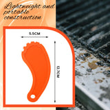 Maxbell Pan Scraper BBQ Accessories for Cast Iron Cleaning Tool Dish Scraper