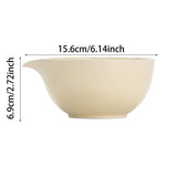 Maxbell Matcha Bowl Handmade Gift for Matcha Lover/friend/Family Traditional Ceramic Beige