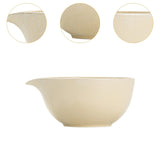 Maxbell Matcha Bowl Handmade Gift for Matcha Lover/friend/Family Traditional Ceramic Beige