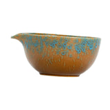 Maxbell Matcha Bowl Handmade Gift for Matcha Lover/friend/Family Traditional Ceramic Spotted Blue