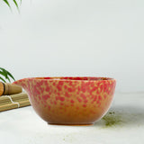 Maxbell Matcha Bowl Handmade Gift for Matcha Lover/friend/Family Traditional Ceramic Spotted Red