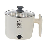 Maxbell Electric Hot Pot Lazy Pot Ramen Cooker Mini Cooker for Pasta Cooking Noodles White