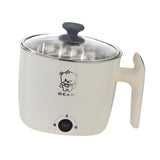 Maxbell Electric Hot Pot Lazy Pot Ramen Cooker Mini Cooker for Pasta Cooking Noodles White