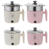 Maxbell Electric Hot Pot Lazy Pot Ramen Cooker Mini Cooker for Pasta Cooking Noodles White