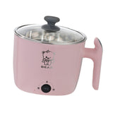 Maxbell Electric Hot Pot Lazy Pot Ramen Cooker Mini Cooker for Pasta Cooking Noodles Pink