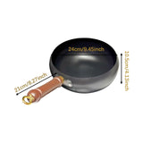 Maxbell Nonstick Wok No Coating Manual Forging Iron Pan for Hotel Kitchen Restaurant