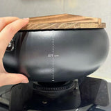 Maxbell Nonstick Wok No Coating Manual Forging Iron Pan for Hotel Kitchen Restaurant