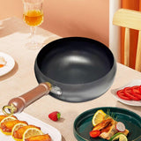 Maxbell Nonstick Wok No Coating Manual Forging Iron Pan for Hotel Kitchen Restaurant