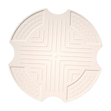Maxbell Air Fryer Silicone Trivet Portable Counter for Maker Ice Maker Slow Cooker Milky white