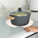Maxbell Air Fryer Silicone Trivet Portable Counter for Maker Ice Maker Slow Cooker Milky white