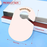 Maxbell 8Pcs Blank Clothing Rack Divider Baby Hanger for Wardrobe Newborn Bedroom