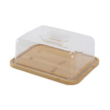 Maxbell Cake Display Stand with Clear Lid Butter Cheese Dish for Candy Dessert Cakes L