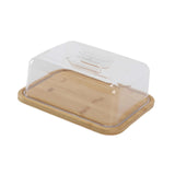 Maxbell Cake Display Stand with Clear Lid Butter Cheese Dish for Candy Dessert Cakes M