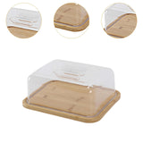 Maxbell Cake Display Stand with Clear Lid Butter Cheese Dish for Candy Dessert Cakes M