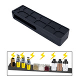 Maxbell Stove Top Magnetic Rack Storage Organization Easy to Use Seasoning Organizer Black