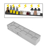 Maxbell Stove Top Magnetic Rack Storage Organization Easy to Use Seasoning Organizer Gray