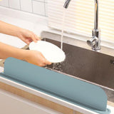 Maxbell Kitchen Sink Splash Guard Sink Backsplash for Dish Washing Kitchen Washbasin Gray