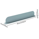 Maxbell Kitchen Sink Splash Guard Sink Backsplash for Dish Washing Kitchen Washbasin Gray