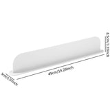 Maxbell Kitchen Sink Splash Guard Sink Backsplash for Dish Washing Kitchen Washbasin White