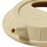 Maxbell Silicone Lid for Camping Bowl Lightweight Reusable Tableware Utensil Pot Lid Beige