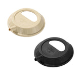 Maxbell Silicone Lid for Camping Bowl Lightweight Reusable Tableware Utensil Pot Lid Beige