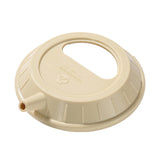 Maxbell Silicone Lid for Camping Bowl Lightweight Reusable Tableware Utensil Pot Lid Beige