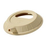 Maxbell Silicone Lid for Camping Bowl Lightweight Reusable Tableware Utensil Pot Lid Beige